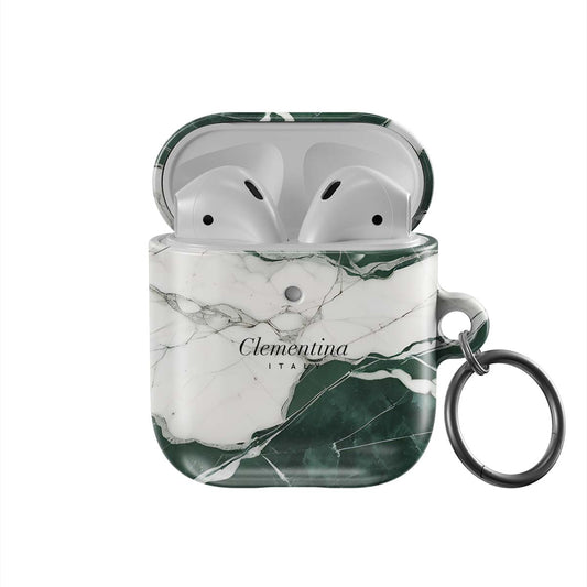 Green Marble Apple AirPods 1 / 2 Case