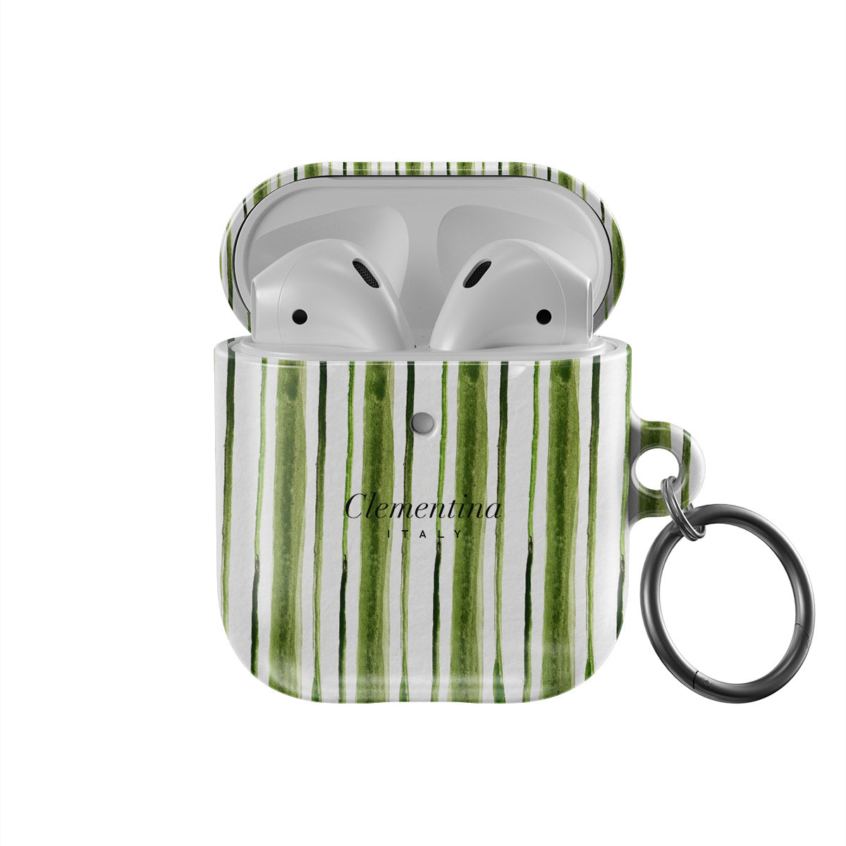 Green Stripes Apple AirPods 1 / 2 Case