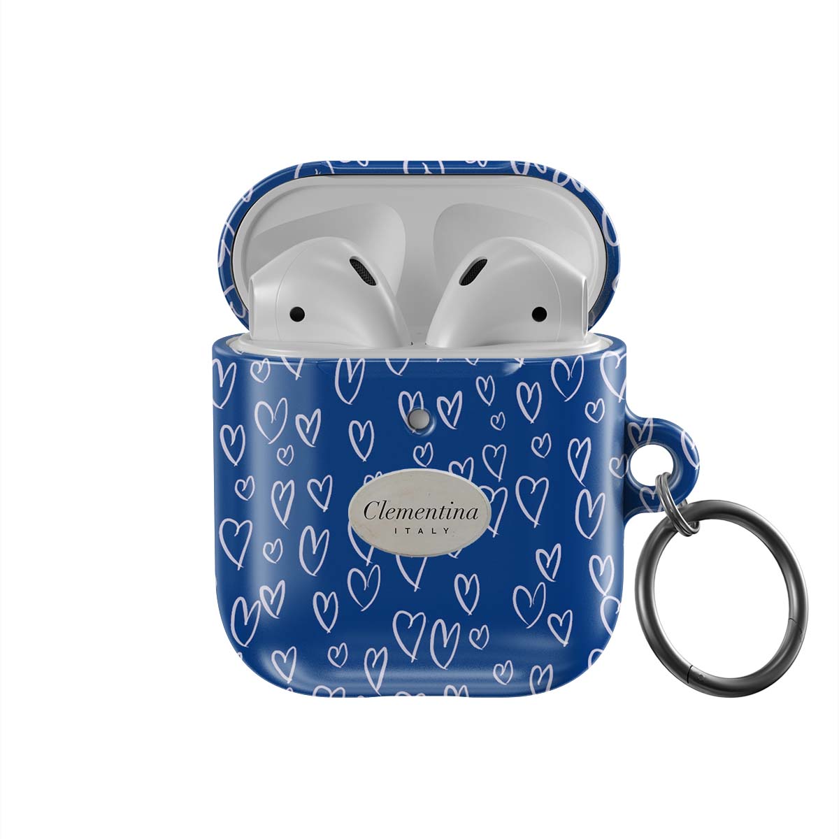 Blue Hearts Apple AirPods 1 / 2 Case