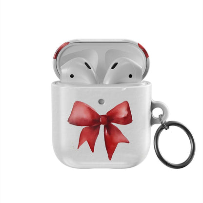 Red Bow Apple AirPods 1 / 2 Case