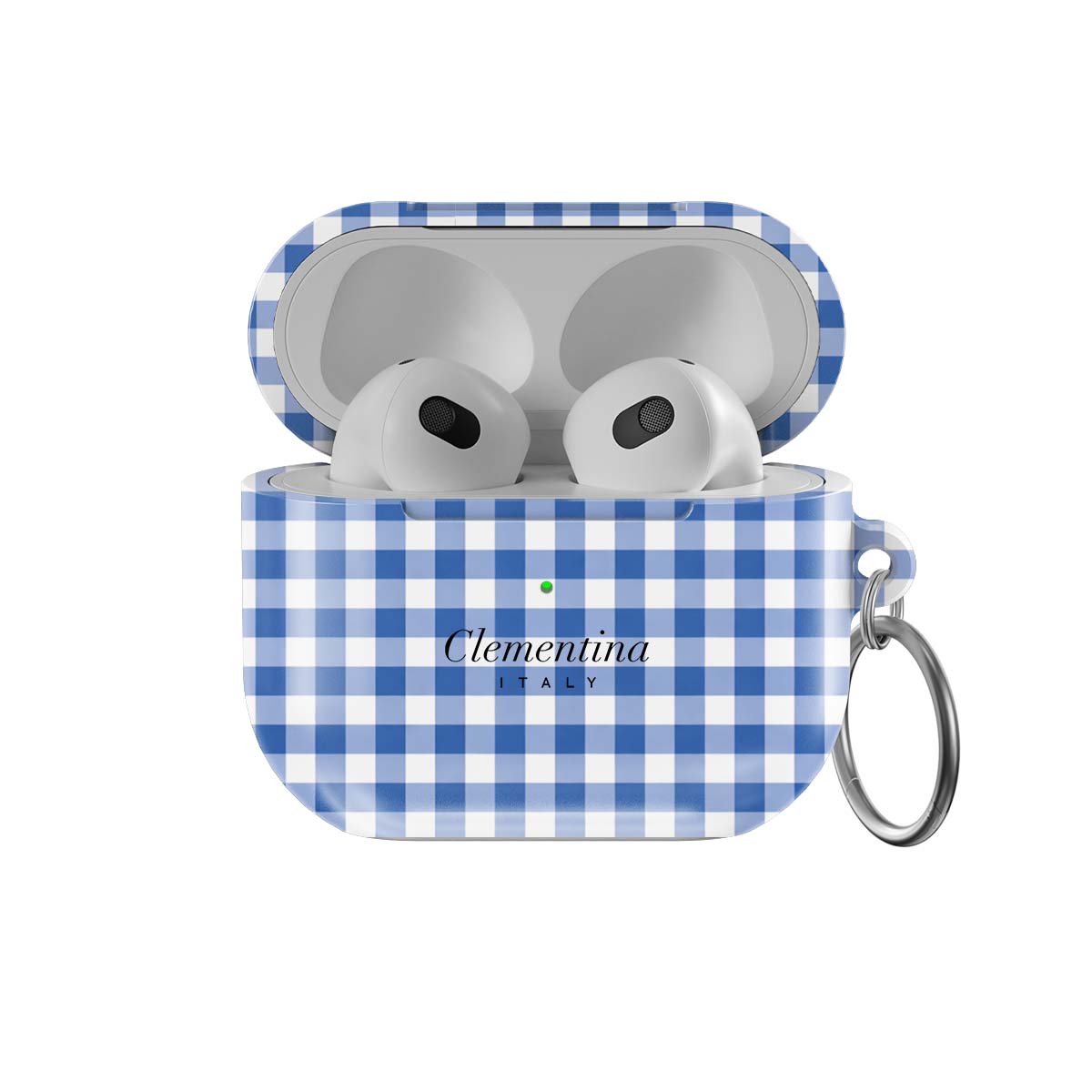 Blue Gingham Apple AirPods 3