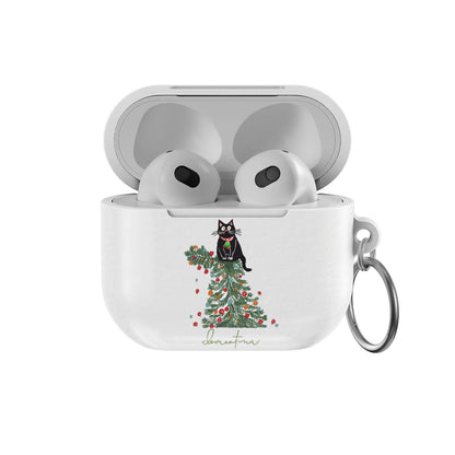 Cat Christmas Apple AirPods 3 Case