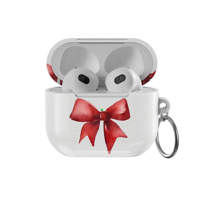 Red Bow Apple AirPods 3 Case