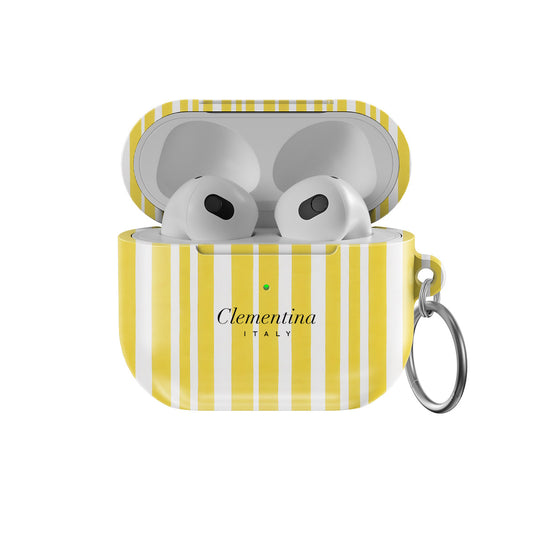 Yellow Stripes Apple AirPods 3 Case