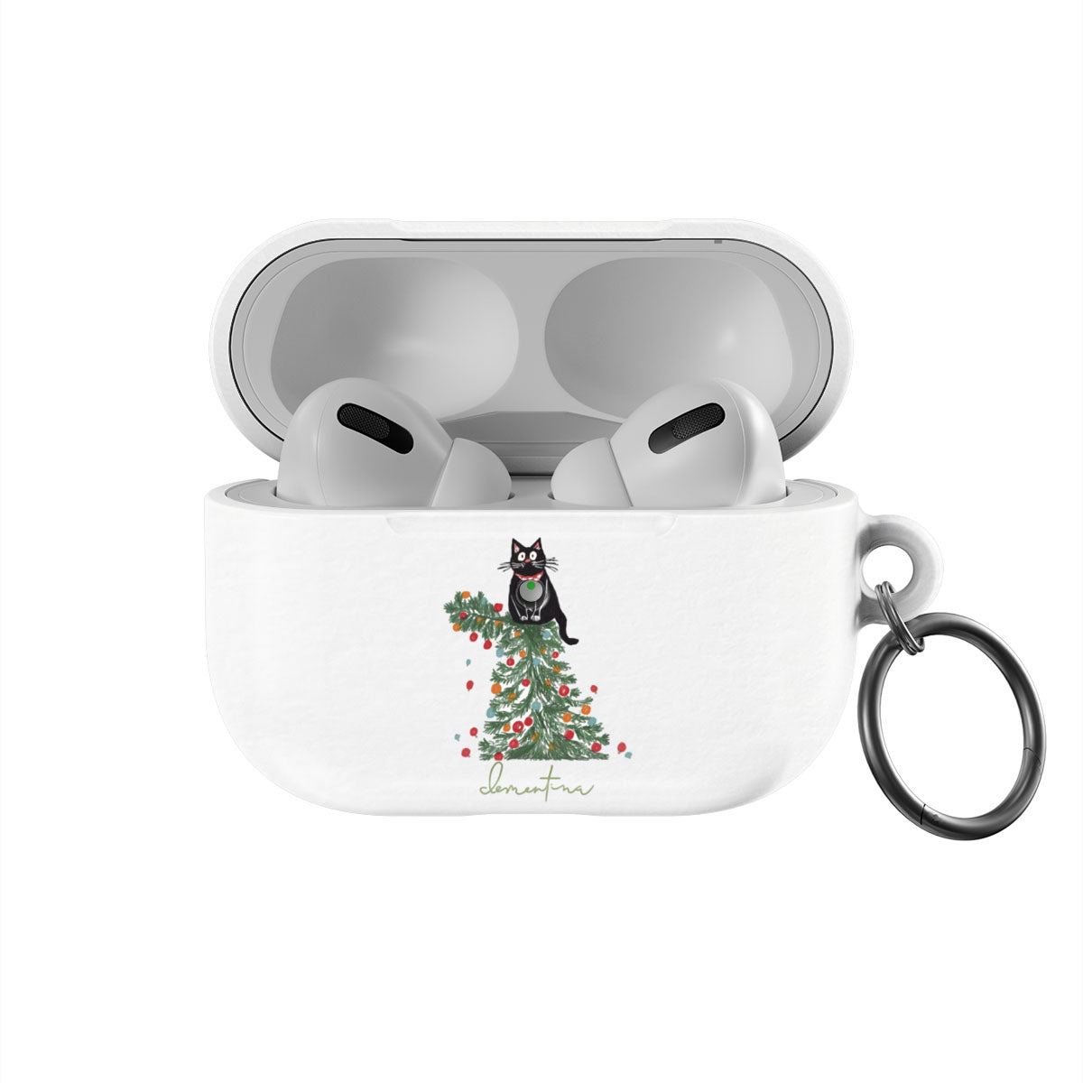 Cat Christmas Apple AirPods Pro Case