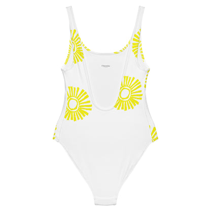 Fiori Gialli One-Piece Swimsuit