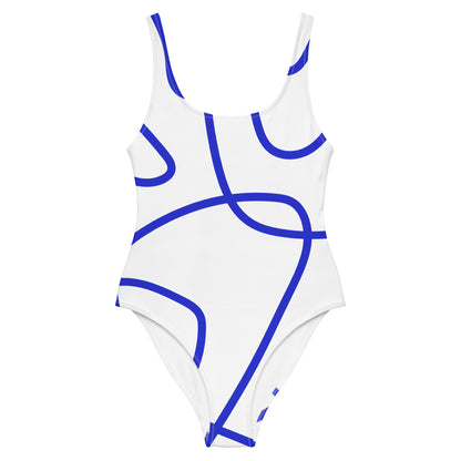 Clementina Blue One-Piece Swimsuit