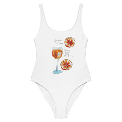 Aperol Spritz Please One-piece swimsuit