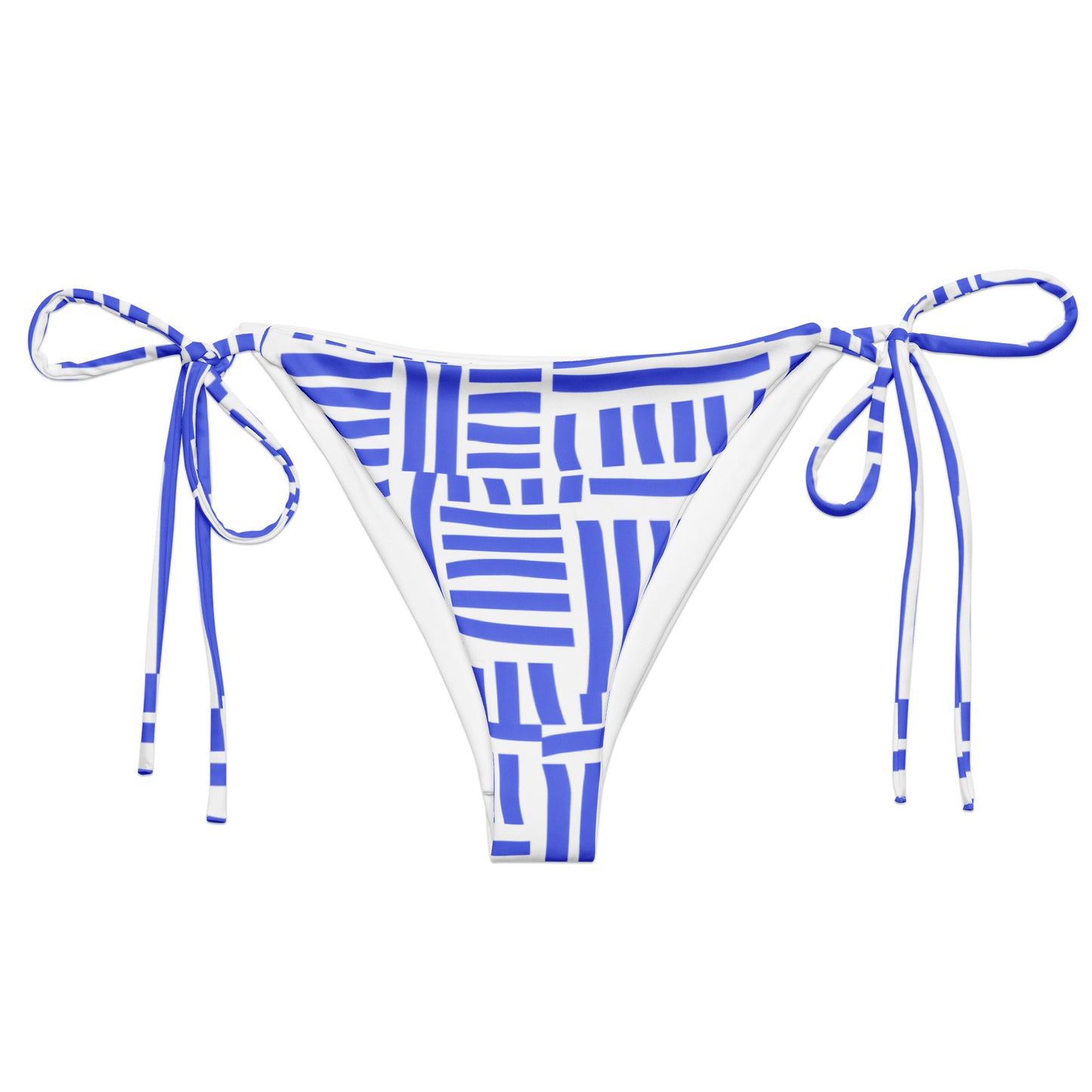 Blue Stripe bikini bottom