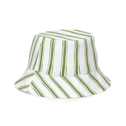 Green Stripes bucket hat