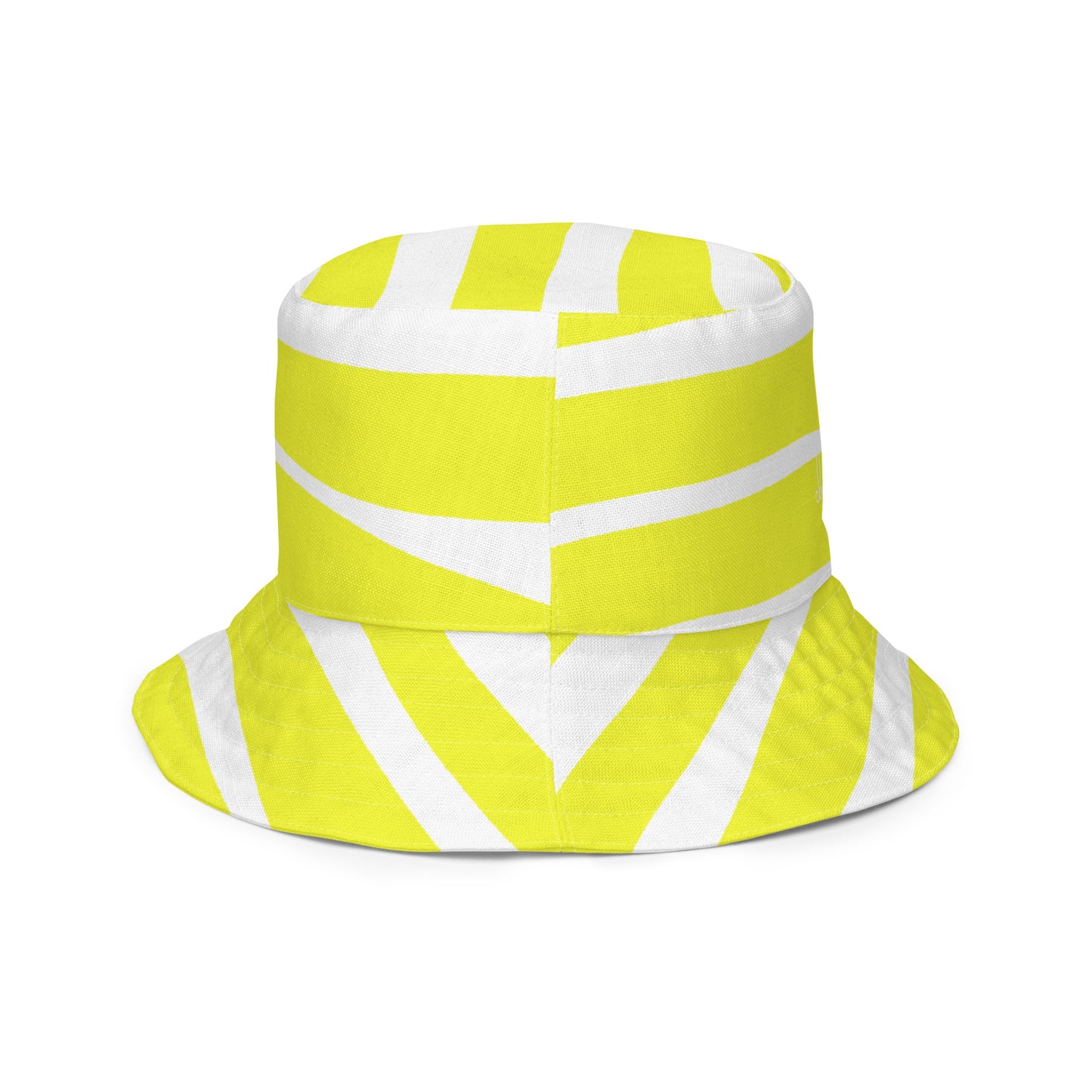 Yellow stripes bucket hat