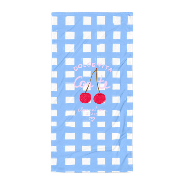 Cherry Season beach blanket / towel
