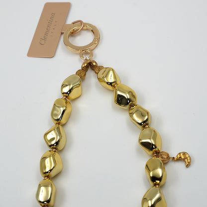 Gold Croissant - Phone charm