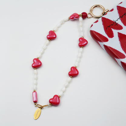 Hearts - Phone charm