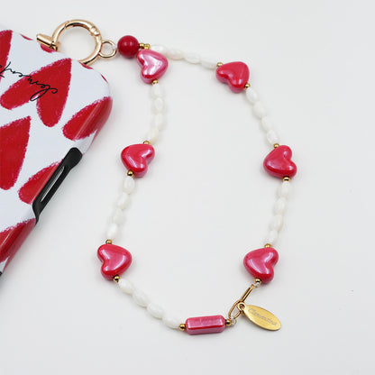 Hearts - Phone charm
