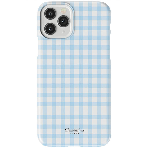 Baby Blue Gingham Tough Case