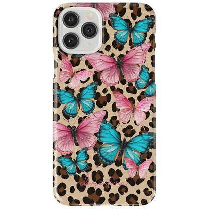 Leopard & Butterflies Snap Case