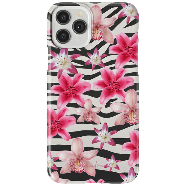 Zebra and Floral Tough Case