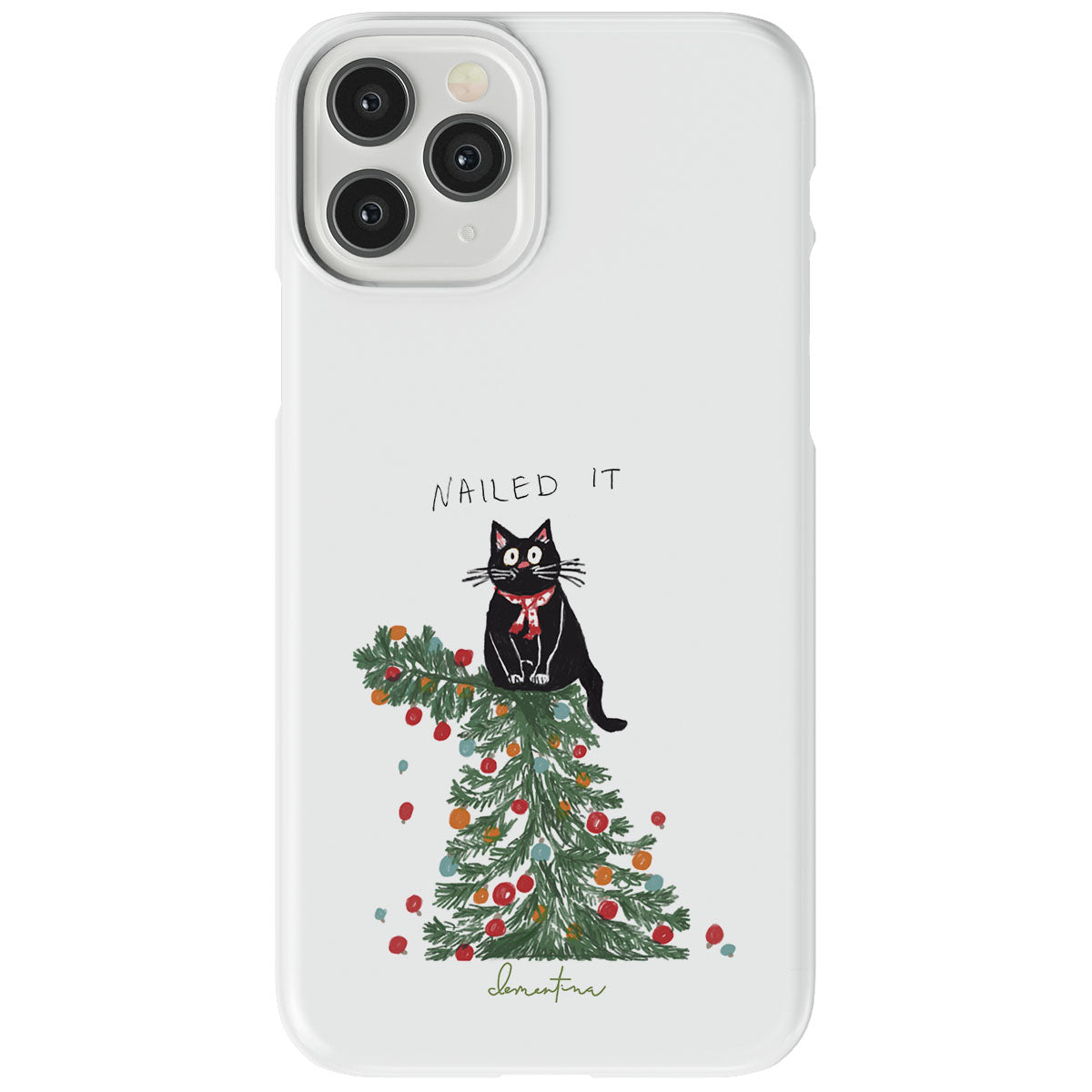 Cat Christmas Snap Case