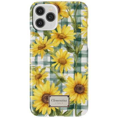 Gingham and Flowers Tough Case