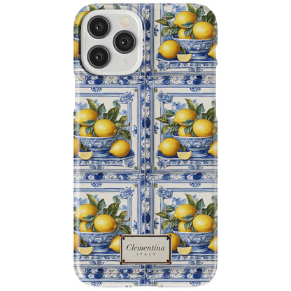 Lemon Majolica Snap Case