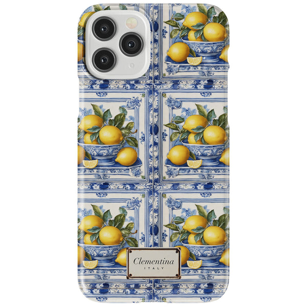 Lemon Majolica Snap Case