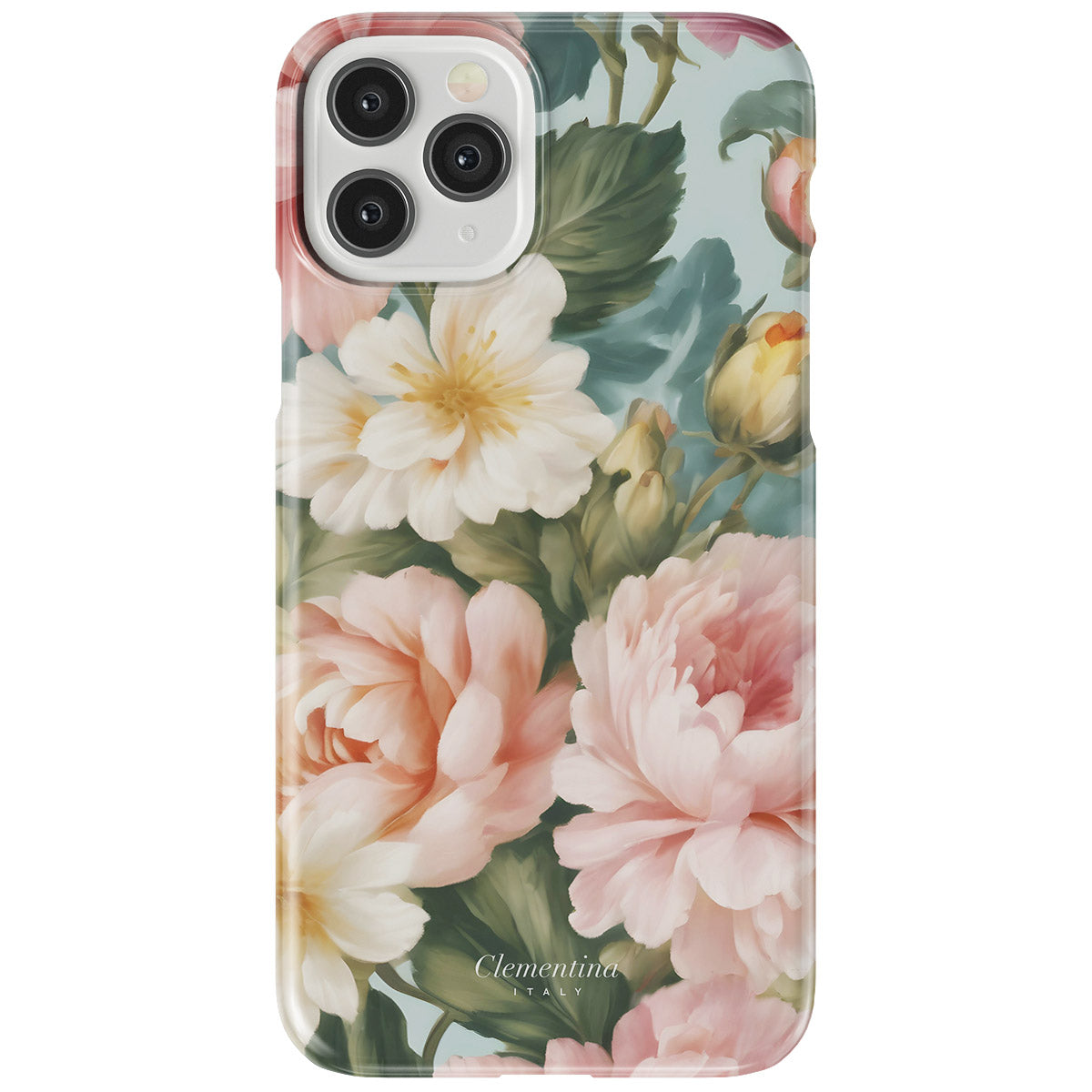 Peonies Snap Case