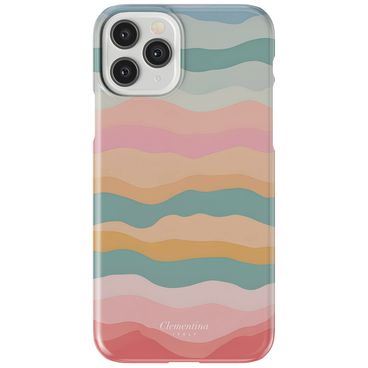 Rainbow Wave Snap Case