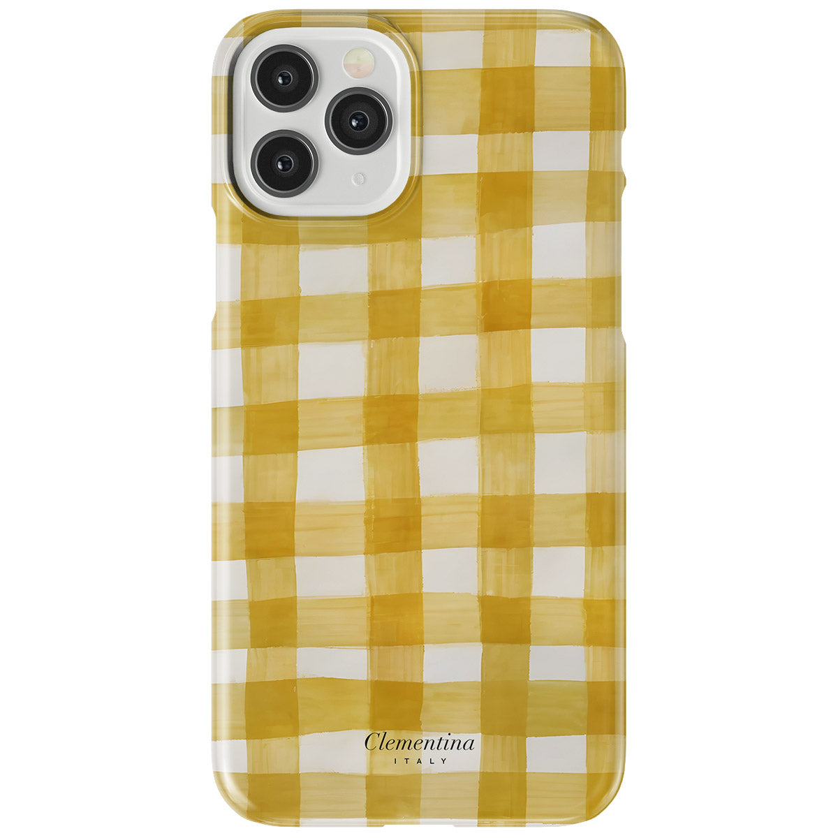 Yellow Gingham Snap Case