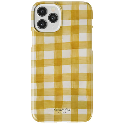 Yellow Gingham Tough Case