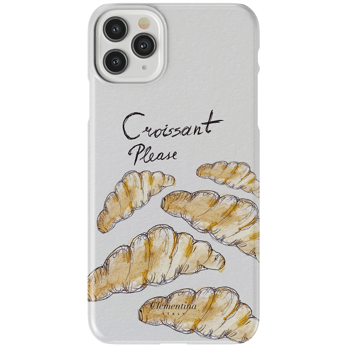 Croissant Please Snap Case