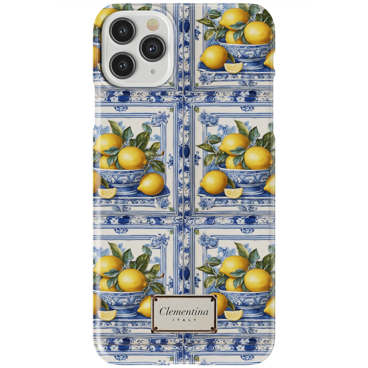 Lemon Majolica Snap Case