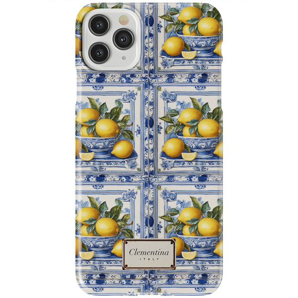 Lemon Majolica Snap Case