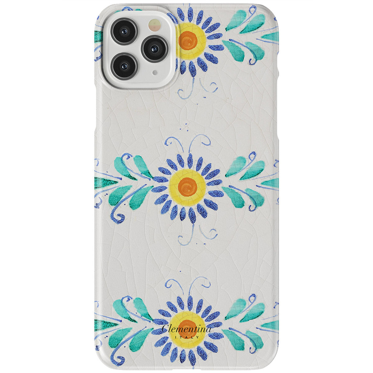 Majolica Flower Snap Case