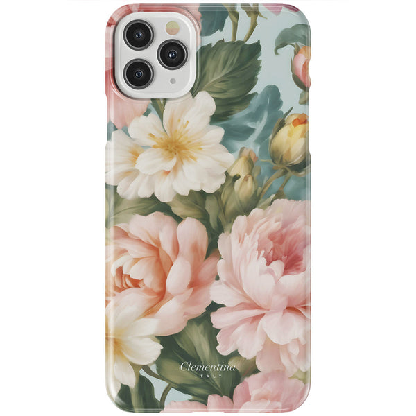 Peonies Snap Case