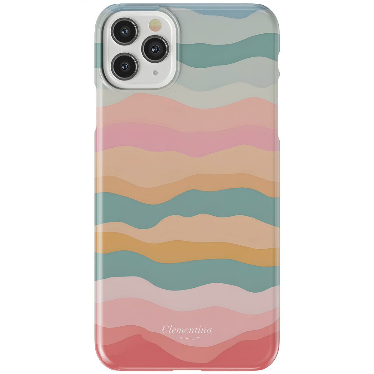 Rainbow Wave Snap Case