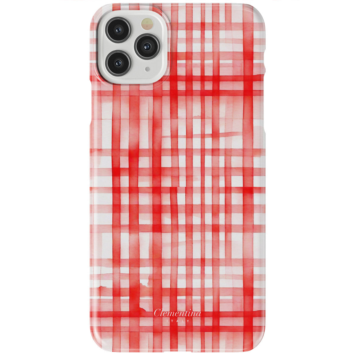 Red Gingham Snap Case