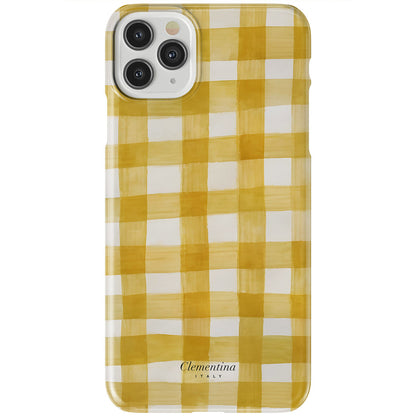 Yellow Gingham Tough Case