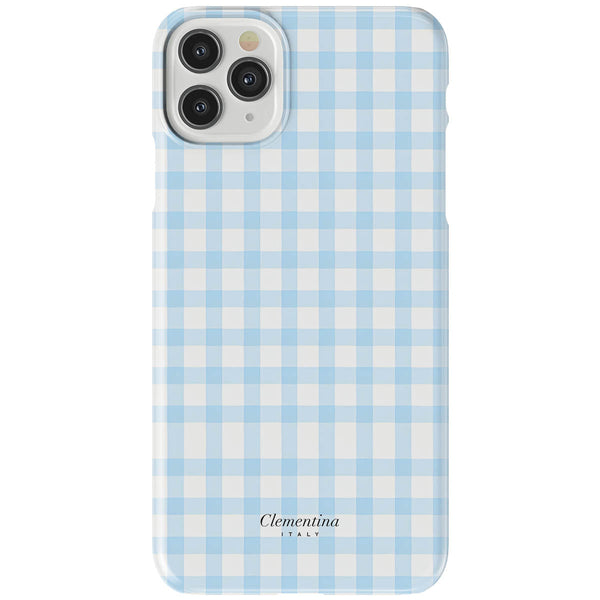 Baby Blue Gingham Tough Case