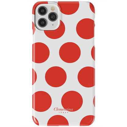 Red Polka Dots Tough Case