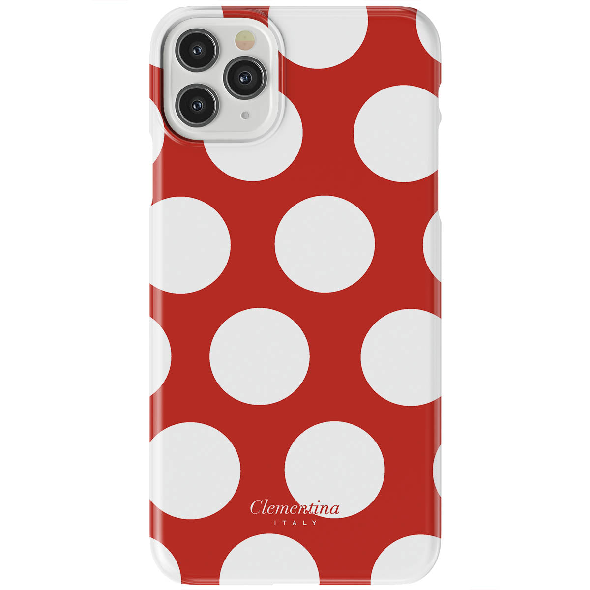 White Polka Dots Tough Case
