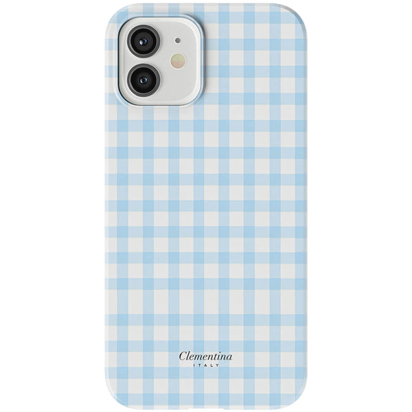 Baby Blue Gingham Tough Case