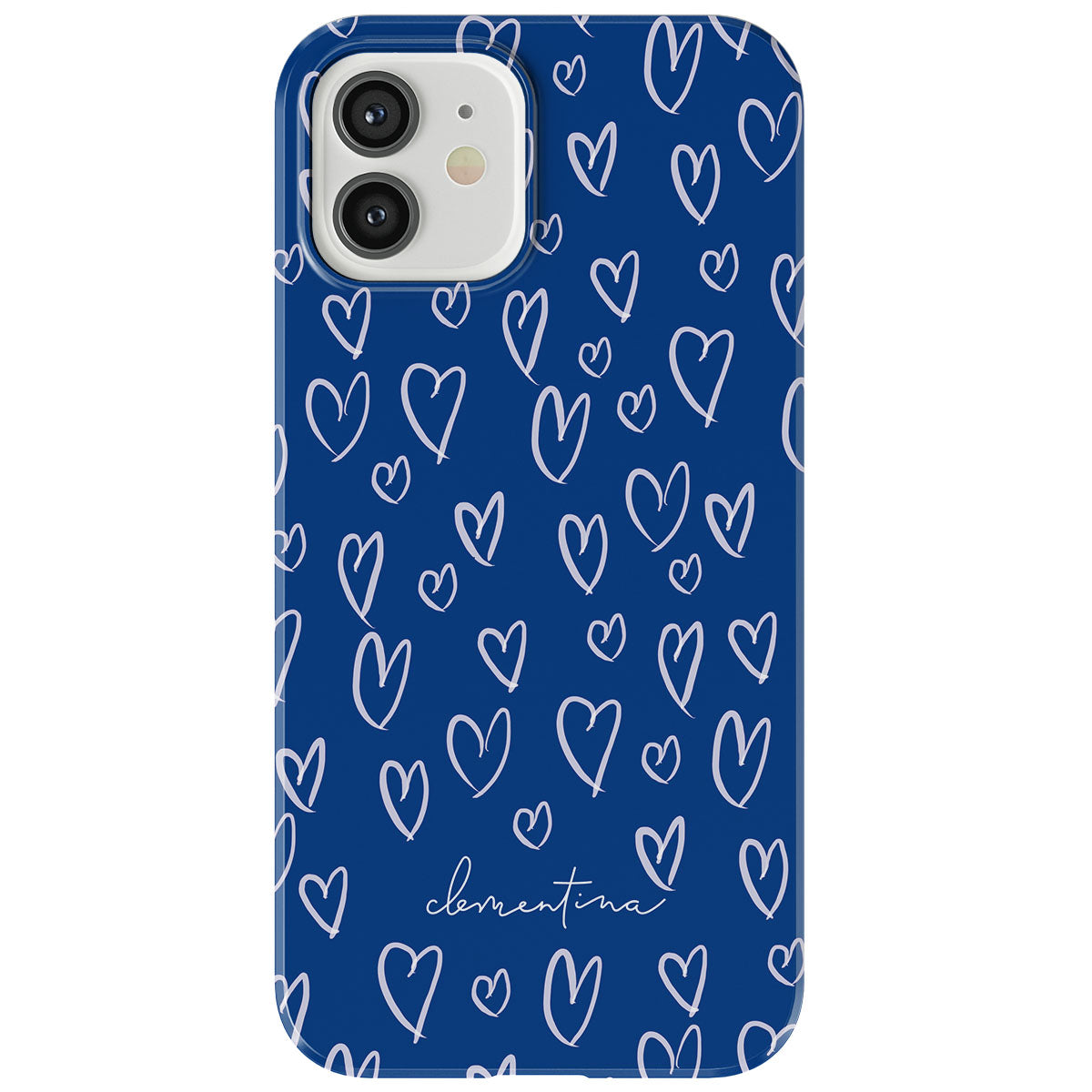 Blue Hearts Snap Case