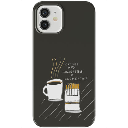 Coffee and Cigarettes Dark Tough MagSafe Case