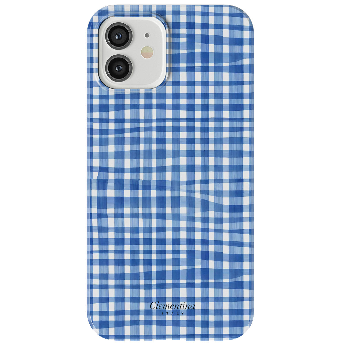 Blue Gingham Snap Case