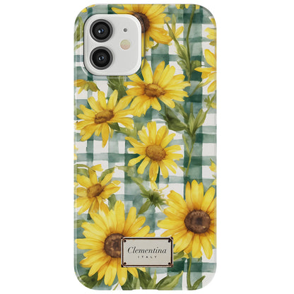 Gingham and Flowers Tough Case