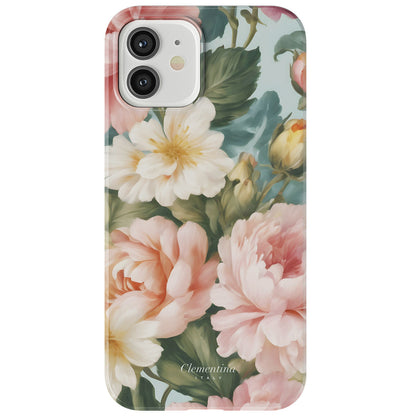 Peonies Snap Case