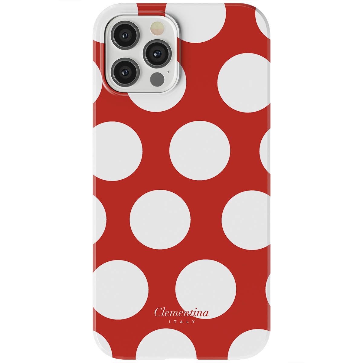 White Polka Dots Tough MagSafe Case