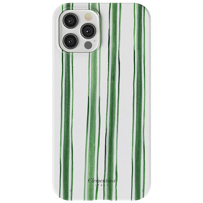 Green Stripes Tough Case