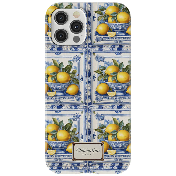 Lemon Majolica Snap Case